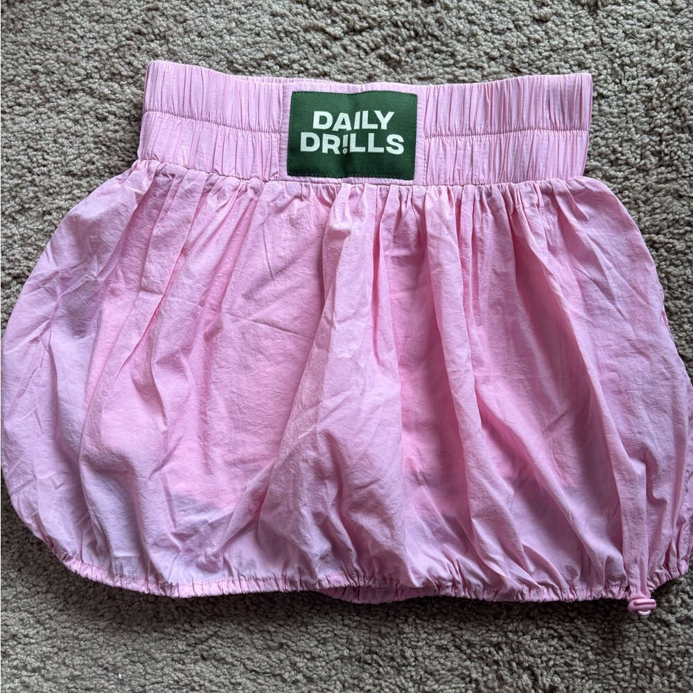 Daily Drills Pink bubble skirt